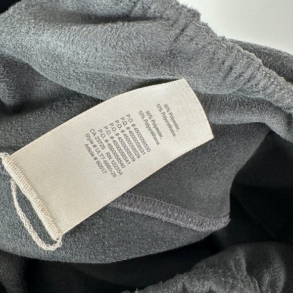 Wilfred Free Suede Charcoal Grey Suede Full Length High Rise Legging Size S - Picture 6 of 6